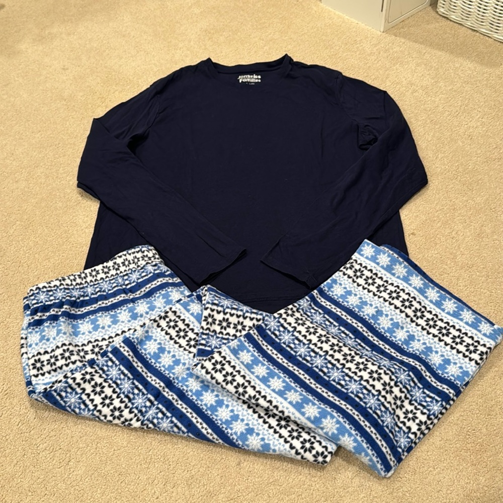Men’s Size Large “Jammies for your Families” Holiday Pajama Set by Kohl’s